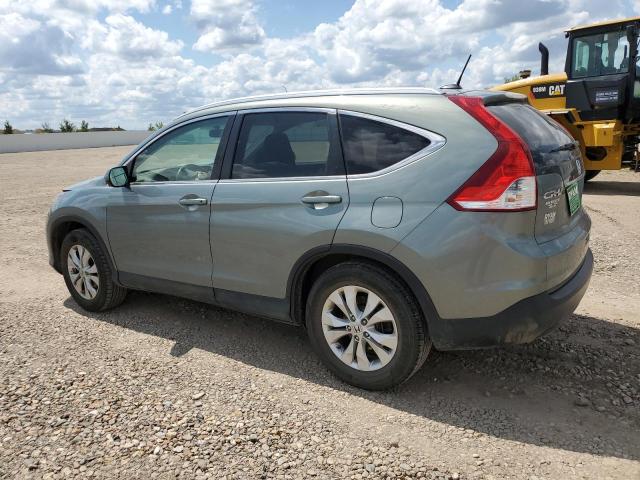 JHLRM4H77CC001270 - 2012 HONDA CR-V EXL TURQUOISE photo 2