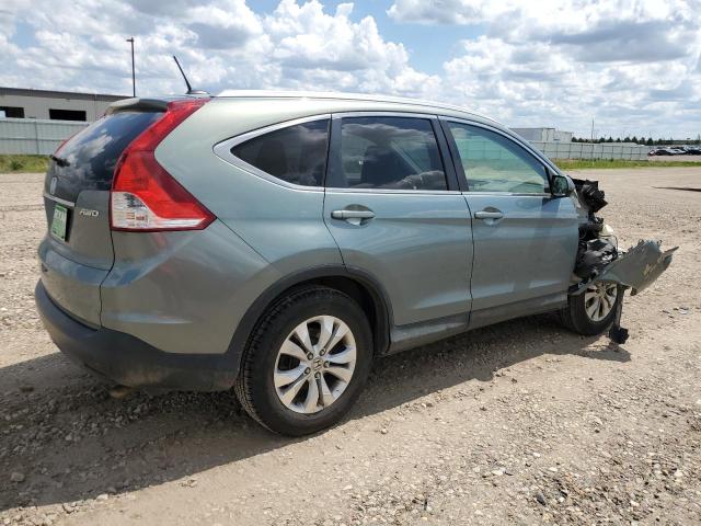 JHLRM4H77CC001270 - 2012 HONDA CR-V EXL TURQUOISE photo 3