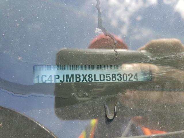 1C4PJMBX8LD583024 - 2020 JEEP CHEROKEE TRAILHAWK WHITE photo 12