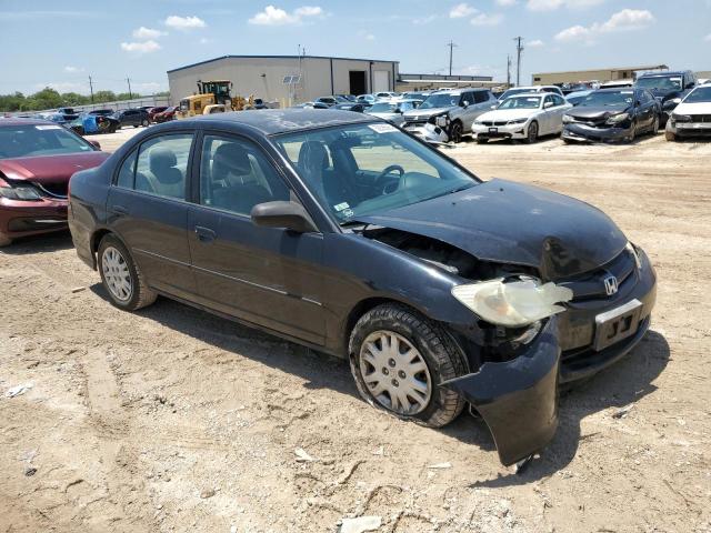 2HGES16574H617665 - 2004 HONDA CIVIC LX BLUE photo 4