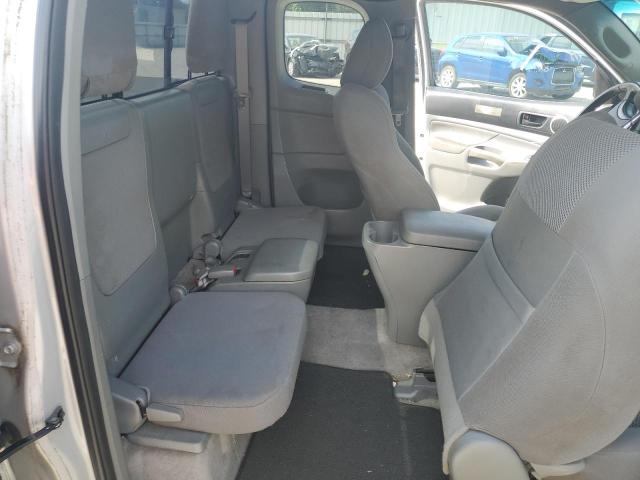 5TEUU4EN3AZ737051 - 2010 TOYOTA TACOMA ACCESS CAB ვერცხლისფერი ფოტო 10