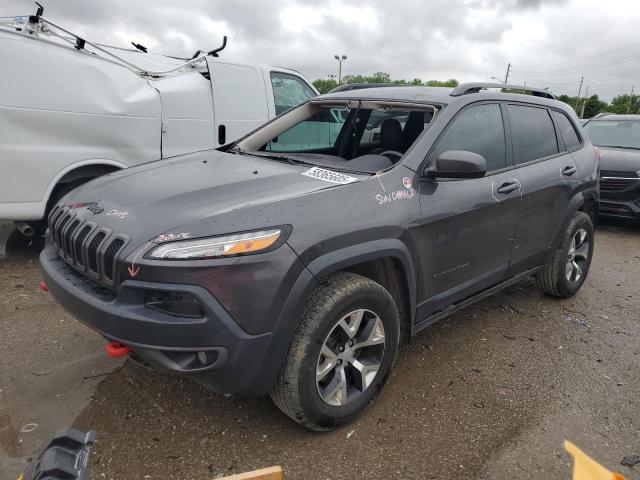 1C4PJMBS6HW646296 - 2017 JEEP CHEROKEE TRAILHAWK GRAY photo 1