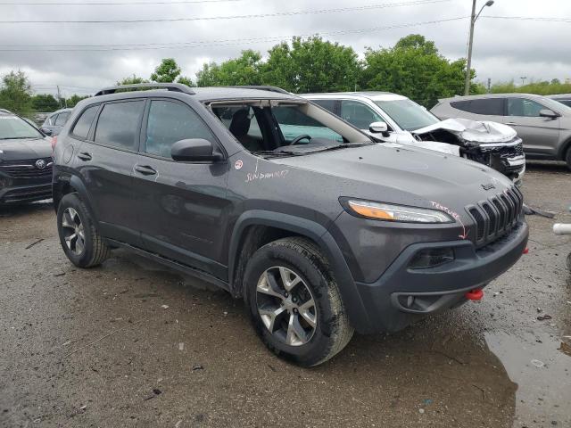 1C4PJMBS6HW646296 - 2017 JEEP CHEROKEE TRAILHAWK GRAY photo 4