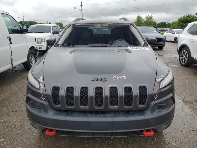 1C4PJMBS6HW646296 - 2017 JEEP CHEROKEE TRAILHAWK GRAY photo 5