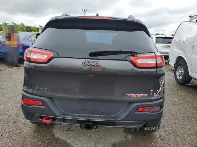 1C4PJMBS6HW646296 - 2017 JEEP CHEROKEE TRAILHAWK GRAY photo 6
