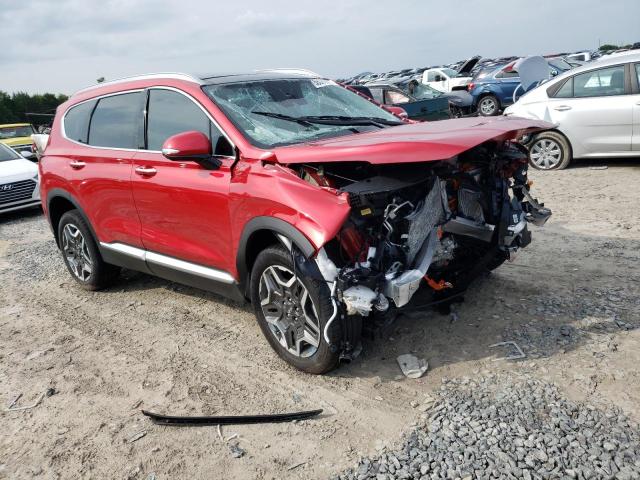 5NMS3DA16PH005843 - 2023 HYUNDAI SANTA FE SEL PREMIUM RED photo 4