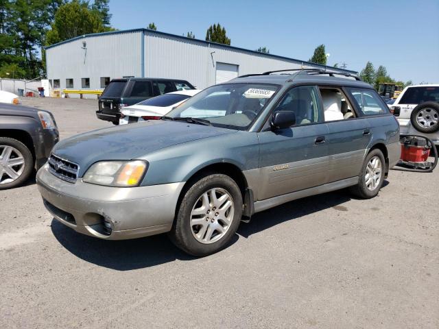 4S3BH665117637866 - 2001 SUBARU LEGACY OUTBACK GREEN photo 1