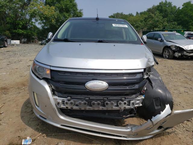 2FMDK3AK2CBA57067 - 2012 FORD EDGE SPORT SILVER photo 5