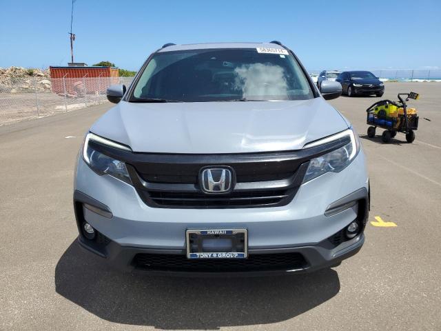 5FNYF6H25NB073318 - 2022 HONDA PILOT SE BLUE photo 5