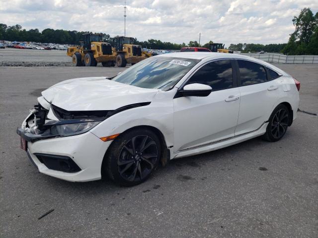 19XFC2F84KE010731 - 2019 HONDA CIVIC SPORT WHITE photo 1