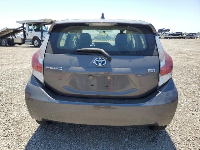 JTDKDTB31F1110645 - 2015 TOYOTA PRIUS C GRAY photo 6