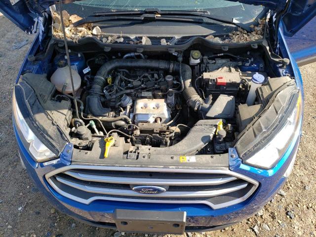 MAJ3S2GE9LC369775 - 2020 FORD ECOSPORT SE Կապույտ լուսանկար 11