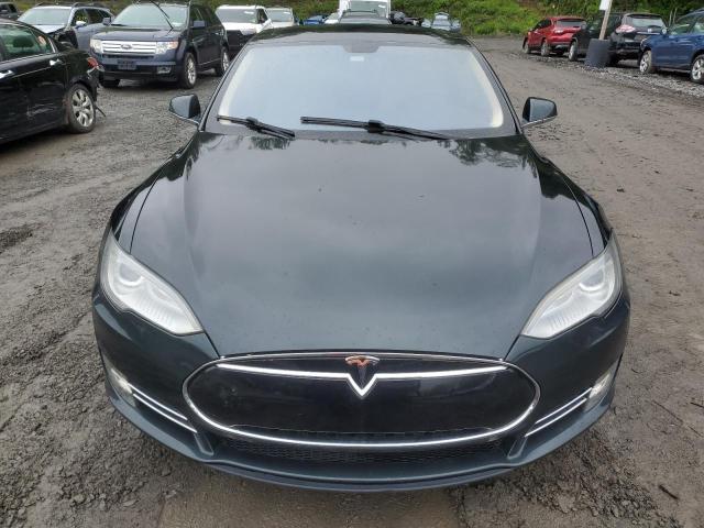 5YJSA1CG2DFP20430 - 2013 TESLA MODEL S 绿色 照片 5