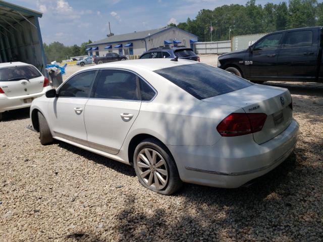 1VWCH7A38DC058768 - 2013 VOLKSWAGEN PASSAT SEL WHITE photo 2