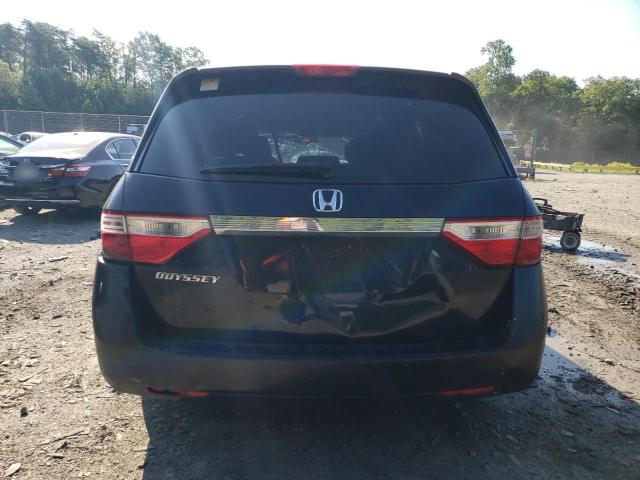 5FNRL5H47CB080387 - 2012 HONDA ODYSSEY EX BLACK photo 6