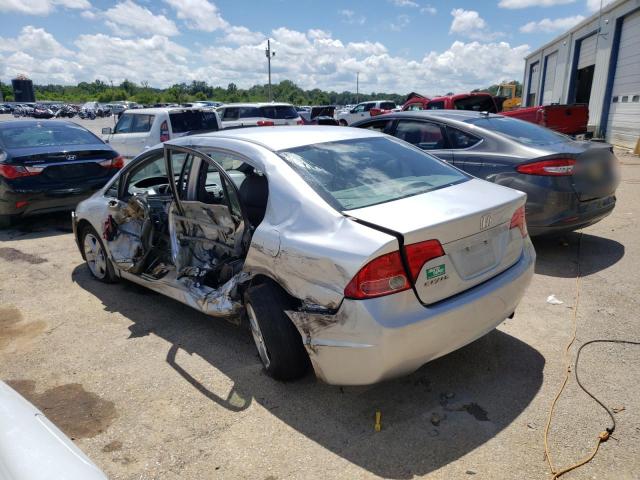 2HGFA16928H518171 - 2008 HONDA CIVIC EXL SILVER photo 2