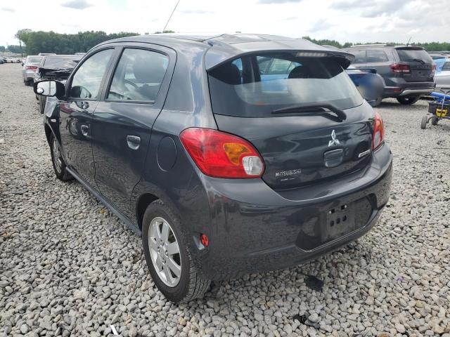 ML32A4HJ3EH015727 - 2014 MITSUBISHI MIRAGE ES CHARCOAL photo 2