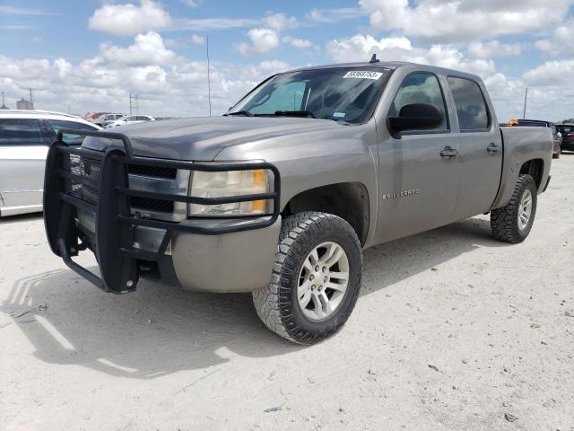 3GCEC13C47G504775 - 2007 CHEVROLET SILVERADO C1500 CREW CAB SILVER photo 1