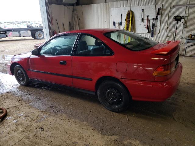 1HGEJ7221WL021992 - 1998 HONDA CIVIC HX RED photo 2