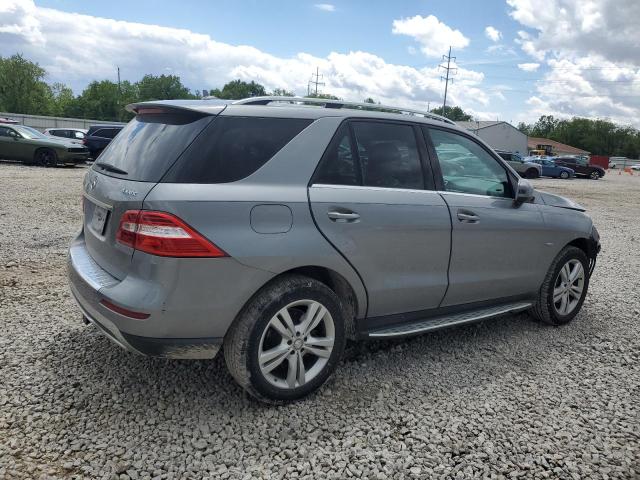 4JGDA5HB3CA042979 - 2012 MERCEDES-BENZ ML 350 4MATIC GRAY photo 3