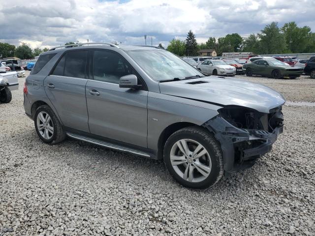 4JGDA5HB3CA042979 - 2012 MERCEDES-BENZ ML 350 4MATIC GRAY photo 4