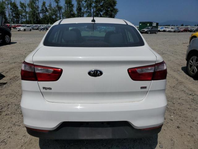 KNADM4A33H6040066 - 2017 KIA RIO LX WHITE photo 6