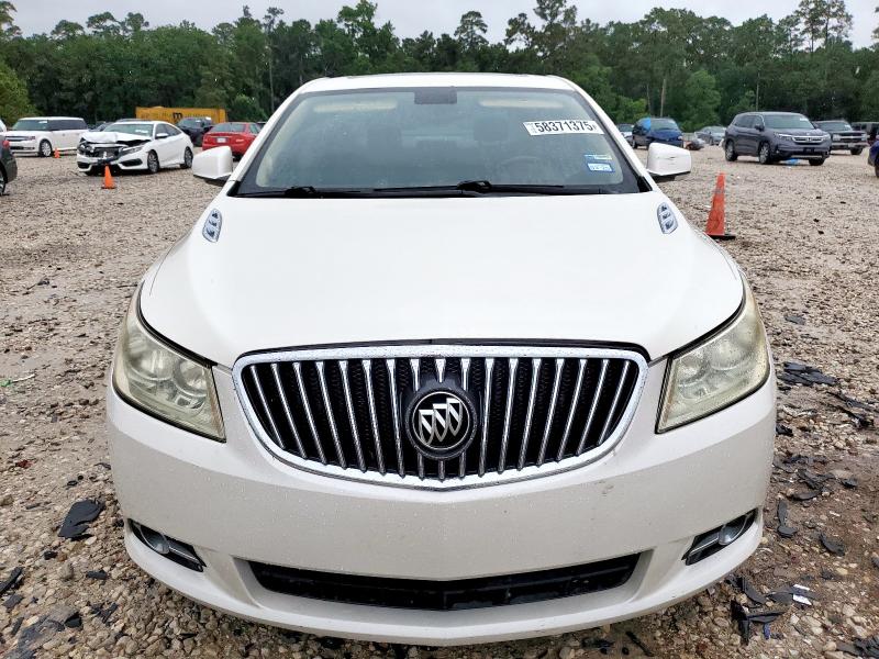 1G4GE5ED6BF342878 - 2011 BUICK LACROSSE CXS WHITE photo 5