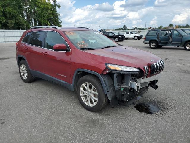 1C4PJMCB4FW687473 - 2015 JEEP CHEROKEE LATITUDE RED photo 1