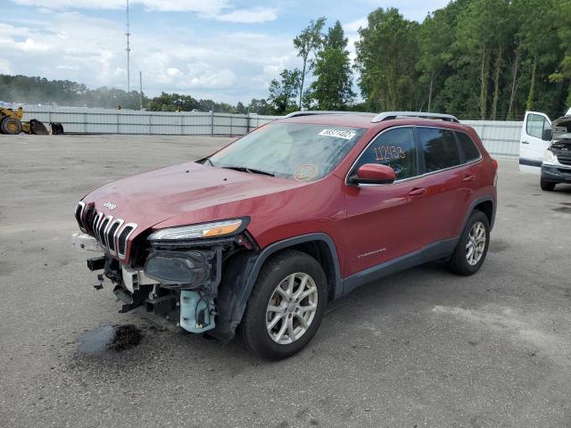 1C4PJMCB4FW687473 - 2015 JEEP CHEROKEE LATITUDE RED photo 2