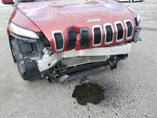 1C4PJMCB4FW687473 - 2015 JEEP CHEROKEE LATITUDE RED photo 9