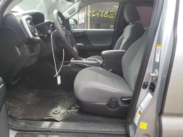 5TFSZ5AN4JX144908 - 2018 TOYOTA TACOMA ACCESS CAB ვერცხლისფერი ფოტო 7