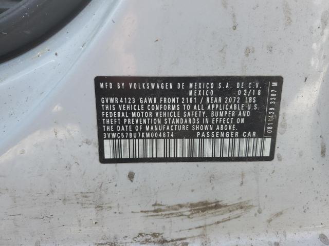 3VWC57BU7KM004874 - 2019 VOLKSWAGEN JETTA S ვერცხლისფერი ფოტო 13