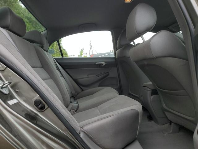 2HGFA16546H021567 - 2006 HONDA CIVIC LX GRAY photo 10