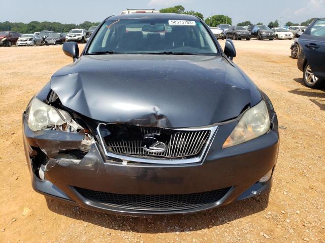 JTHBK262485073103 - 2008 LEXUS IS 250 GRAY photo 5