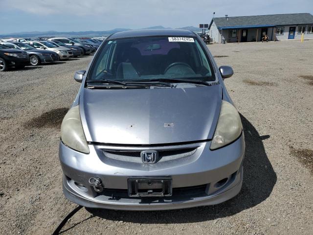 JHMGD37687S062788 - 2007 HONDA FIT S 银色 照片 5