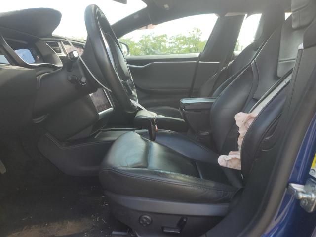 5YJSA1E2XGF161098 - 2016 TESLA MODEL S ლურჯი ფოტო 7