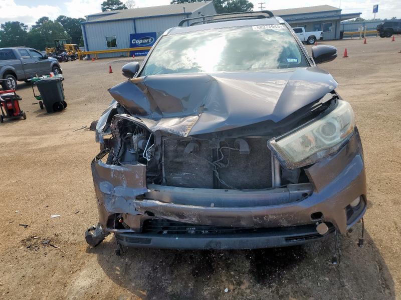 5TDKKRFH5GS125944 - 2016 TOYOTA HIGHLANDER XLE GRAY photo 12