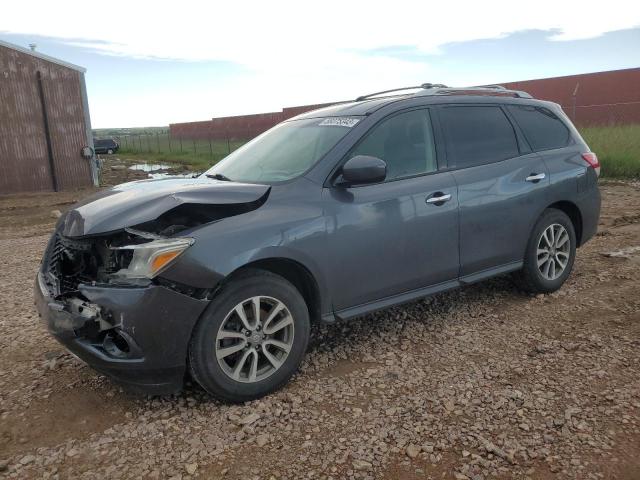 5N1AR2MM3DC623695 - 2013 NISSAN PATHFINDER S BLUE photo 1