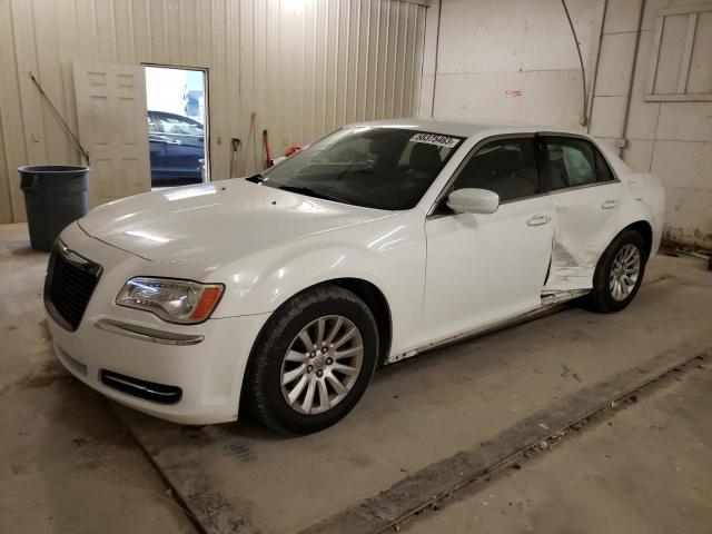 2C3CCAAG8EH105723 - 2014 CHRYSLER 300 WHITE photo 1