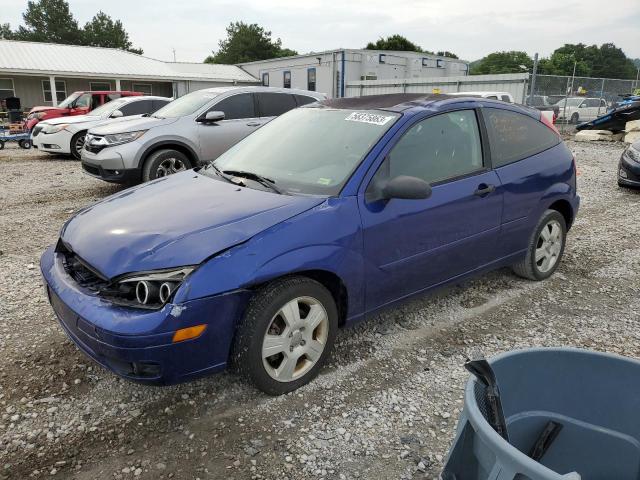 1FAFP31NX6W153966 - 2006 FORD FOCUS ZX3 BLUE photo 1