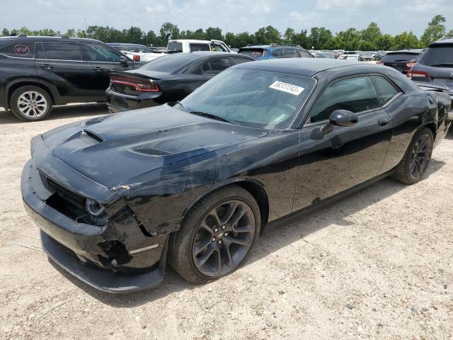 2C3CDZFJ4NH164896 - 2022 DODGE CHALLENGER R/T SCAT PACK BLACK photo 1