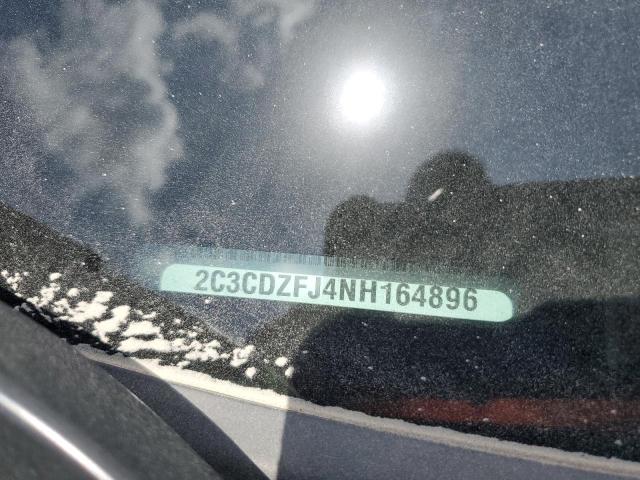 2C3CDZFJ4NH164896 - 2022 DODGE CHALLENGER R/T SCAT PACK BLACK photo 12