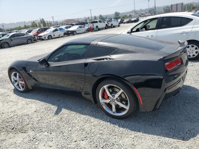 1G1YB2D74E5115073 - 2014 CHEVROLET CORVETTE STINGRAY 1LT BLACK photo 2