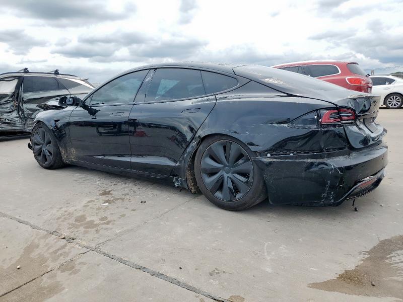 5YJSA1E59PF512318 - 2023 TESLA MODEL S 黑色 照片 2