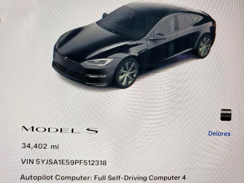 5YJSA1E59PF512318 - 2023 TESLA MODEL S 黑色 照片 9