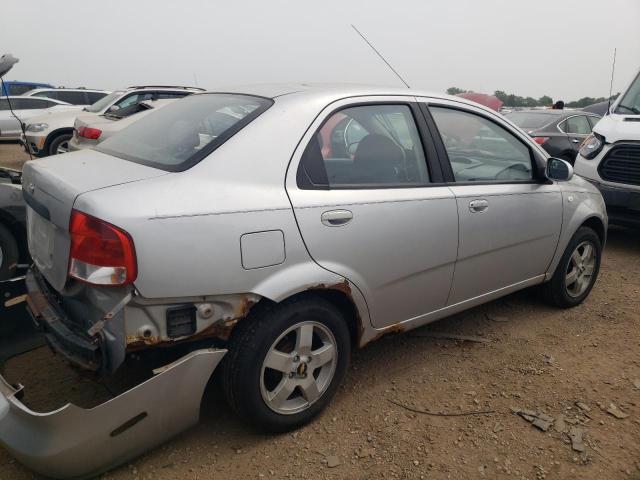KL1TD56626B526855 - 2006 CHEVROLET AVEO BASE SILVER photo 3