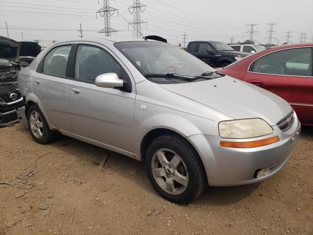 KL1TD56626B526855 - 2006 CHEVROLET AVEO BASE SILVER photo 4