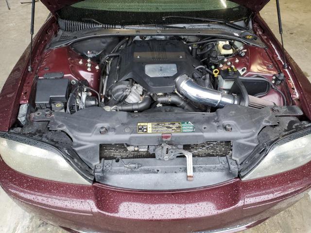 1LNHM87AX6Y614502 - 2006 LINCOLN LS 勃艮第红 照片 11