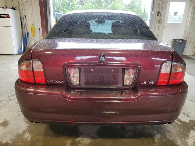 1LNHM87AX6Y614502 - 2006 LINCOLN LS 勃艮第红 照片 6