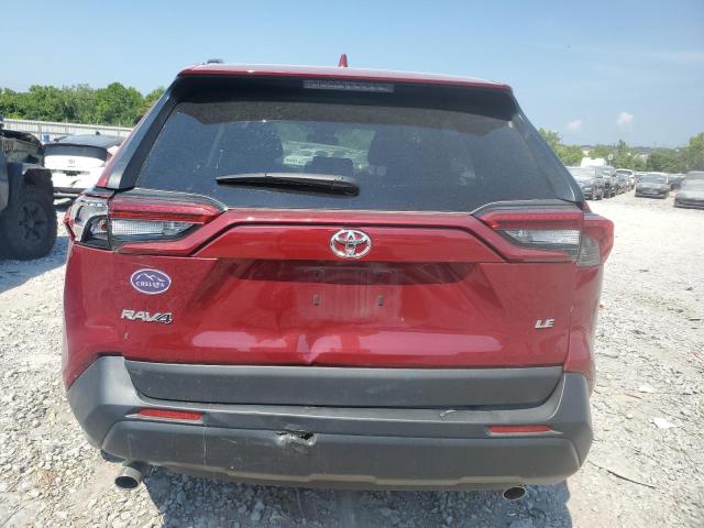 2T3H1RFV1KW040772 - 2019 TOYOTA RAV4 LE RED photo 6